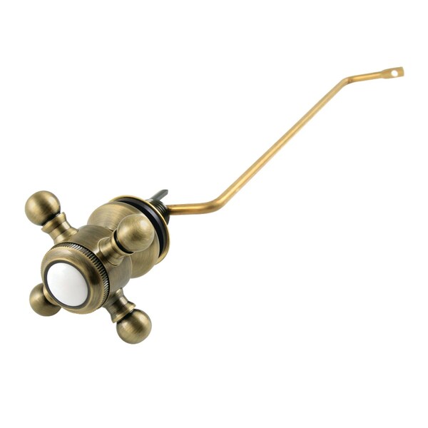 Side Mount Toilet Tank Lever, Antique Brass